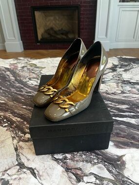 Barbara Bui Gloss Nature Heels (Size US 7)